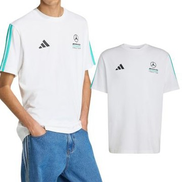 Adidas Mer Dna Tee 男款 白色 F1 運動 休閒 圓領 上衣 短袖 KE8162