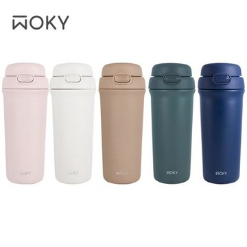 【WOKY 沃廚】All-P輕芯鈦瓷雙飲保溫瓶500ml
