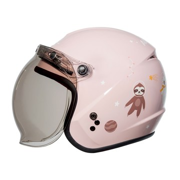 SOL SO-9K 夢想家_ 粉棕兒童開放式安全帽