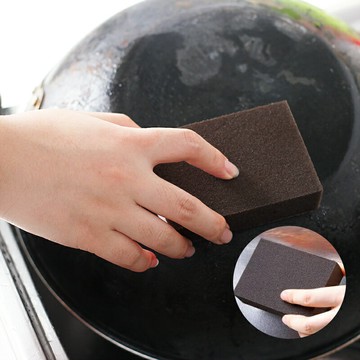 刷鍋神器金剛擦去污洗摩力磨力清潔除銹廚房鍋底不銹鋼魔力海綿紗
