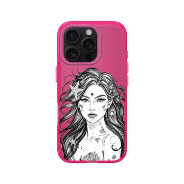 iPhone 16 Pro Clear 粉漾桃 - MYMY REVERZ TATTOO - MERMAID