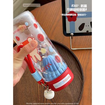 夏季高顏值新款可愛tritan塑料水杯卡通直飲杯便攜式耐高溫水杯女