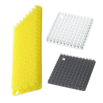 tidy抗菌萬用刷(衛浴地板) 黃x1+ tidy抗菌萬用刷(廚房/蔬果)灰x1+白x1