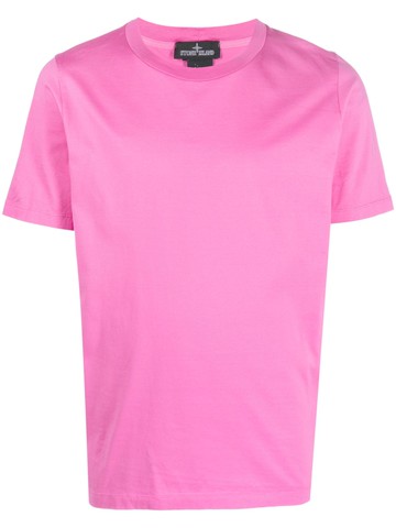 Stone Island Shadow Project - graphic-print cotton T-shirt - men - Cotton - S - Pink