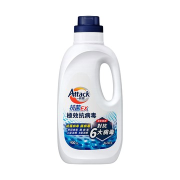 一匙靈抗菌EX極效抗病毒洗衣精瓶裝900g