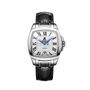 【ERNEST BOREL瑞士依波路錶】傳奇系列 白面皮帶 37mm (GS1856S-E251BK)