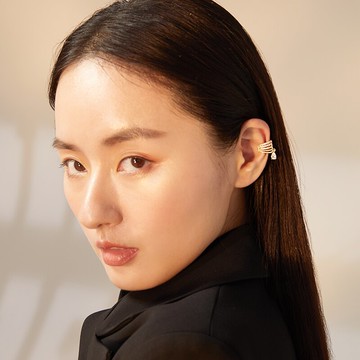 精致小巧耳骨夾女新款潮冷淡風耳夾無耳洞設計感耳環