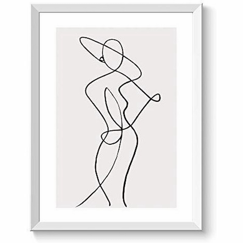 ポスター アートポスター 北欧 おしゃれ インテリア ラインアート モダン 女性 マーブル モノトーン モノクロ フレームなし 029 通販 Lineポイント最大0 5 Get Lineショッピング