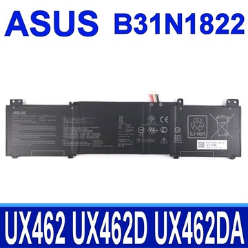 ASUS B31N1822 3芯 電池 UX462 UX462D UX462DA UM462 UM462D UM462DA