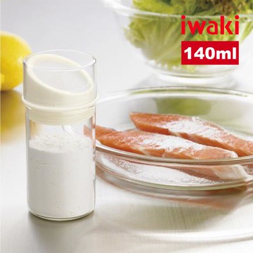 【日本iwaki】耐熱玻璃粉篩罐140ml