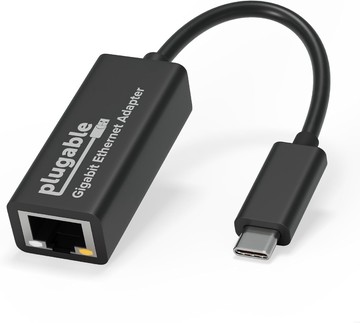 [6美國直購] Plugable USBC-E1000 USB-C 轉 Ethernet Adapter 乙太網路轉接器 TYPE-C 10/100/1000Mbps