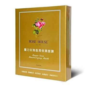 【古典玫瑰園】魔力玫瑰晶潤保濕面膜6片/1盒
