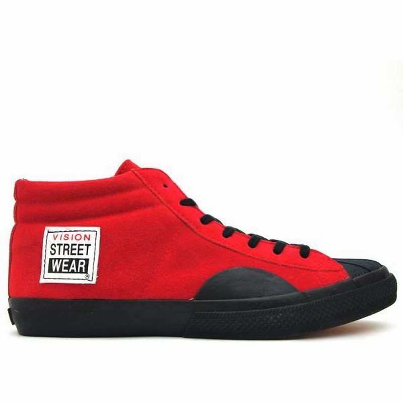 ヴィジョン Vision スニーカー コスタ メサ ミッド スエード Red ユニセックス 通販 Lineポイント最大0 5 Get Lineショッピング