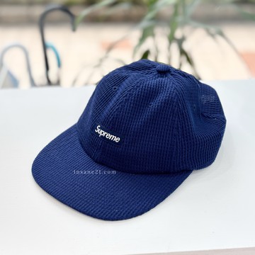 SUPREME x POLARTEC CAP 藍色老帽 軟帽 五分割 帽子