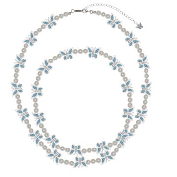 Turquoise Butterfly Adoration