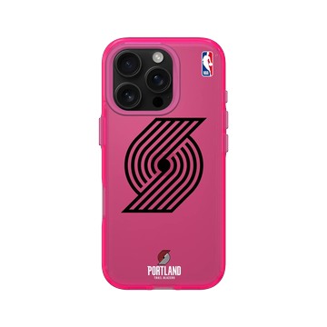 iPhone 16 Pro Clear 粉漾桃 - NBA - B&W-波特蘭拓荒者 Portland Trail Blazers B&W - Light