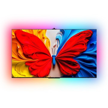 TCL 50吋 QLED Google TV 智能金屬窄邊框纖薄液晶顯示器 含超薄壁掛架+電視情境燈 (50S5K)