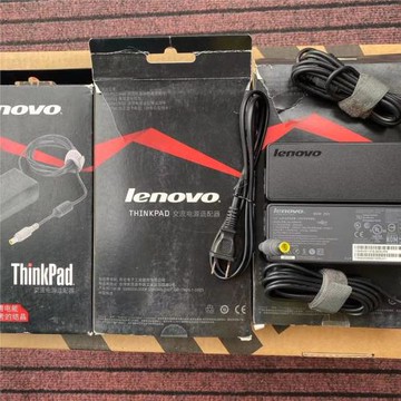 全新原裝聯想ThinkPad 90W圓口筆記本電腦適配器電源充電器電源線