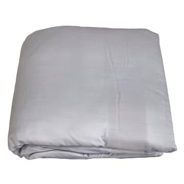 Blue Cat 藍貓 素色天絲纖維床包  淺灰色  1組  床包 + 兩用被套