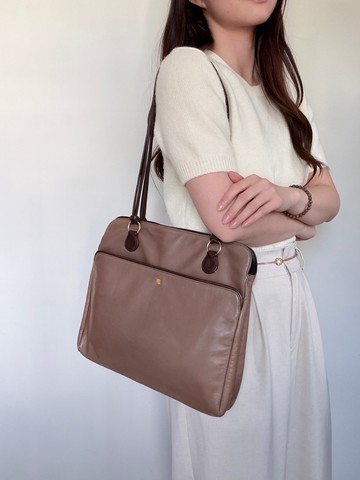 中古正品 Lanvin 浪梵 羊革 托特包 Tote 通勤包 輕便 法國製