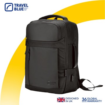 【Travel Blue 藍旅】極簡輕薄款背包 (後背包/筆電包/防水電腦包/雙肩包/商務背包)_TB3047