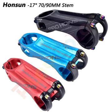 HONSUN PRO -17度 龍頭【寬管】鋁合金 把立 立把 CNC 70mm 90mm 下坡車 【037A】