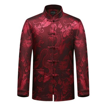 【巴黎精品】現貨+預購 新中式唐裝外套中國風襯衫長袖上衣夾克休閒男裝-冬季男外套2色a1kr41