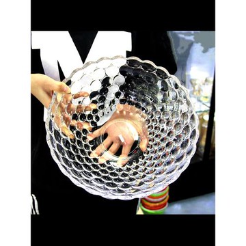 2025新款玉晶水晶玻璃盆水果盤大果盤客廳高級盤子高端精致高顏值