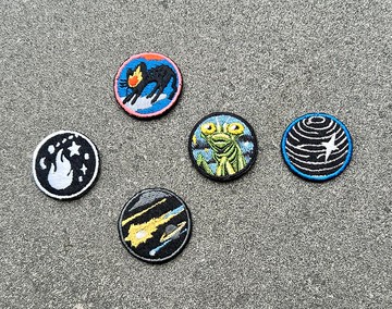 魔鬼氈貼片，露營帽裝飾貼片