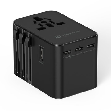 跨境轉換插頭35W美規歐規轉換插座USB多插位一轉多多國旅行轉換頭【Snowbelle優選】