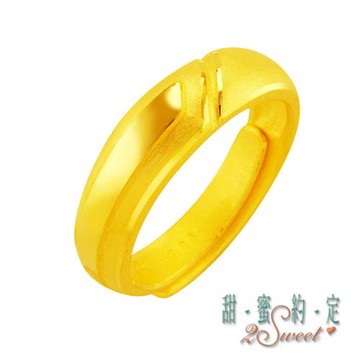 【甜蜜約定】甜蜜純金男戒-約重1.92錢(FR-S3731)