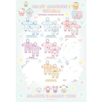 小禮堂 Sanrio 三麗鷗 造型吊飾 (嬰兒裝) Kitty 美樂蒂 大耳狗 布丁狗