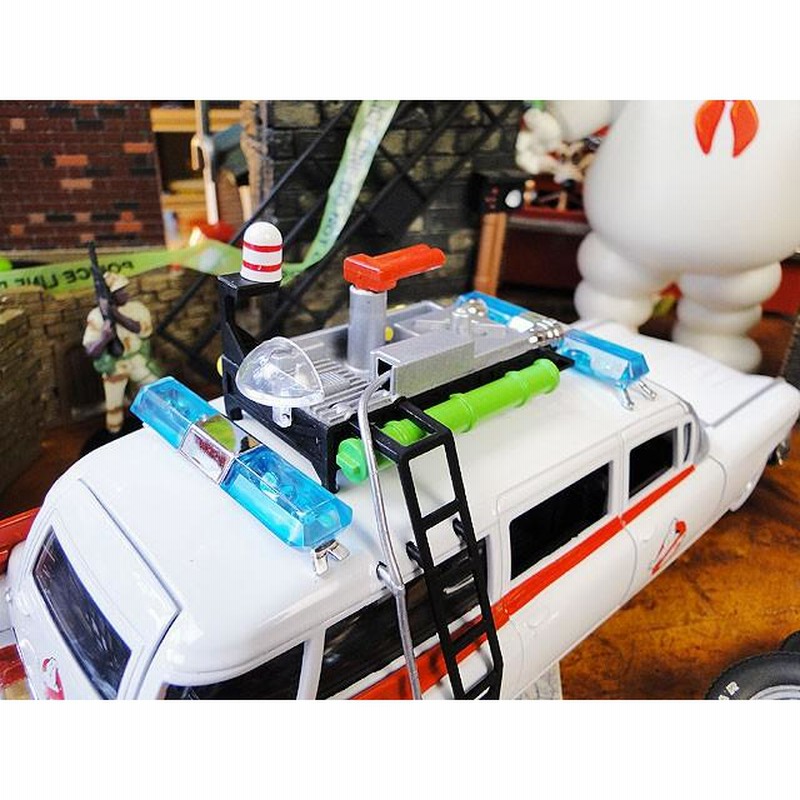 映画 ゴーストバスターズ ECTO-1 ダイキャストミニカー 1/24スケール アメリカ雑貨 アメリカン雑貨 LINEショッピング