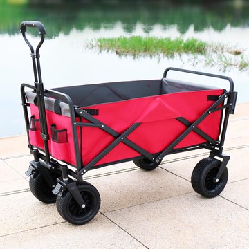 戶外野餐露營小推車營地車釣魚家用購物買菜摺疊便攜拉桿拉 99購物節