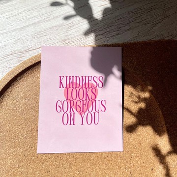 迷你海報磁鐵貼-真心真心 冰箱貼