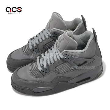 Nike 休閒鞋 Air Jordan 4 Retro SE GS 大童 女鞋 灰 Wet Cement 4代 HM8965-001
