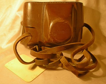 EVEREADY 真皮皮套，適用於 Zenit-1 ZENIT-S 相機搭配 Industar-22 Industar-50 鏡頭