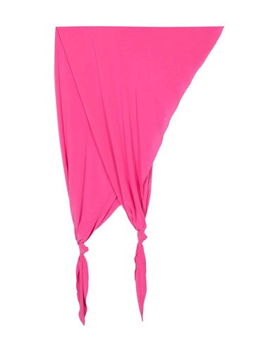 Alysi - knot-detail headband - women - Silk - One Size - Pink
