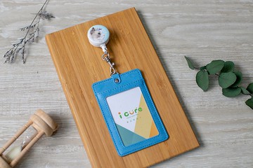 i 好夾 伸縮證件套組 -手繪風系列 / 波斯貓_AZH19