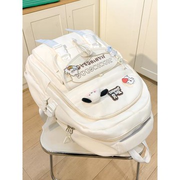 兒童書包女生小學生2025新款初中生女孩大容量高中大學生雙肩背包