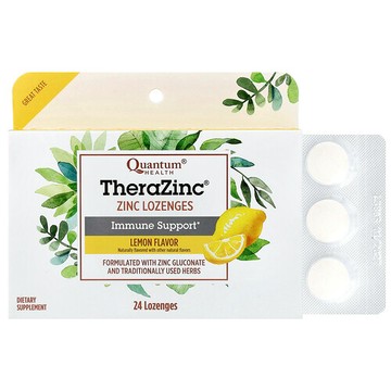 Quantum Health, TheraZinc®，鋅含片，檸檬味，24 片