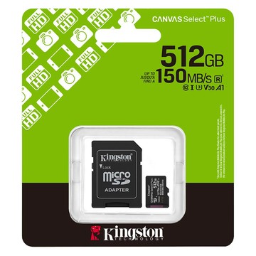 Kingston 金士頓 microSDXC TF U3 V30 A1 記憶卡 SDCS3  1個  512GB