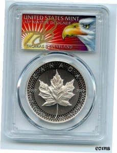 アンティークコイン Silver Maple Leaf Modified Pride of Nations PCGS PR70 Cleveland Eagle