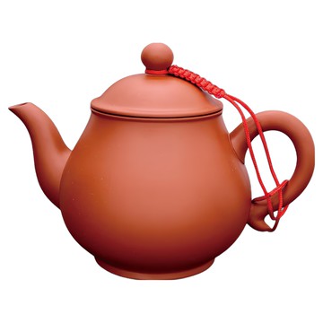 鶯歌陶壺 圓富陶壺  朱泥紅  1個  325ml