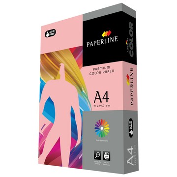 PAPERLINE 彩色影印紙 PL170 桃紅色 80磅  A4  500張