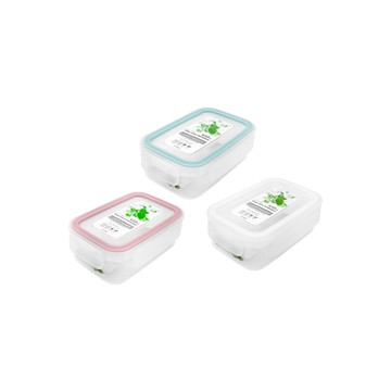 【Lustroware】日本岩崎日本製可套疊防漏微波保鮮盒-650ml(原廠總代理)