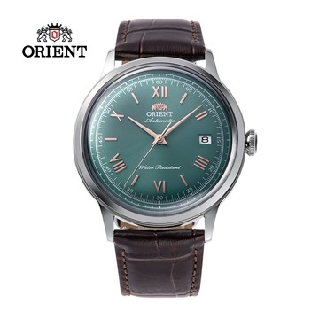 ORIENT 東方錶 DATEⅡ系列 經典機械錶 皮帶款 RA-AC0023E 綠色 - 40.5 mm