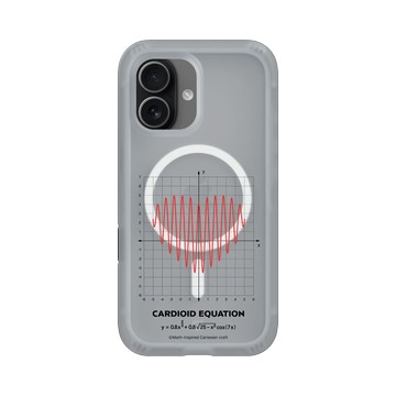 iPhone 17 AirX 流變灰 - Valentine's Day Collection - 愛的方程式：心跳（紅）