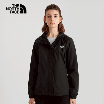 【週末快閃價】女款黑色防水透氣連帽衝鋒衣｜5K2XJK3