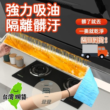 【台灣現貨🔥】 抽油煙機吸油棉10片 接油槽吸油棉 加厚 吸油棉 吸油棉條 抽油煙機 防油污過濾棉 油槽吸油紙 吸油煙機